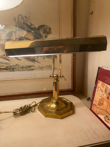 Dynasty Co brass lamp