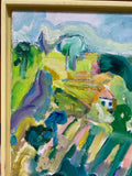 Painting of Chateufort, France 12/6/83 by Richard Fraenkel