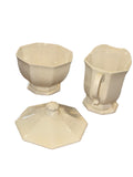 Sugar And Creamer Creamware