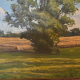 Brittany Gilbert  landscape painting with field