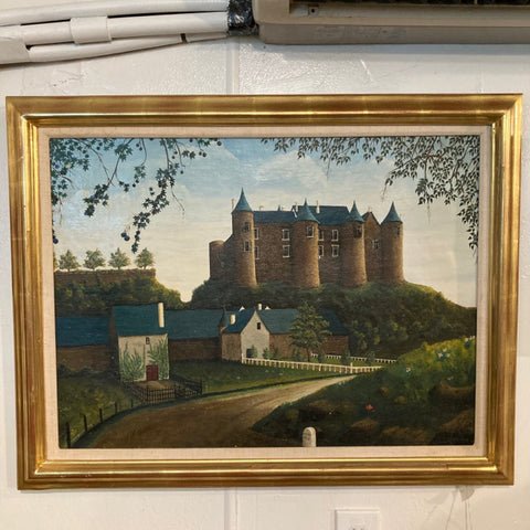 Jules Lefranc oil painting of Castle