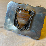 MISC sterling navajo belt buckle