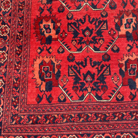 red bokara rug