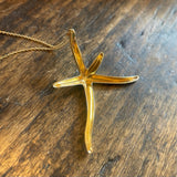 18k Tiffany and Co starfish necklace