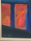 Painting 'Bornholm Barn at Night' by Richard Fraenkel