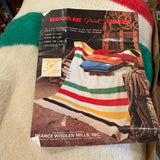 Vintage Hudson's Bay wool 6 point blanket