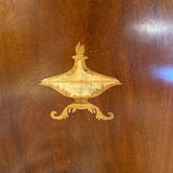 Intricate Inlaid Sideboard with Six Drawers and Two Cabinets
