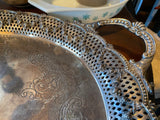 silver plate tray