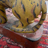 Wood carved Tibetan tiger