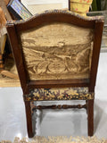 ITALIAN CARVED STRAIGHT BACK CHAIR