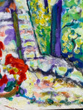Painting 'Memory, Terrace' by Richard Fraenkel