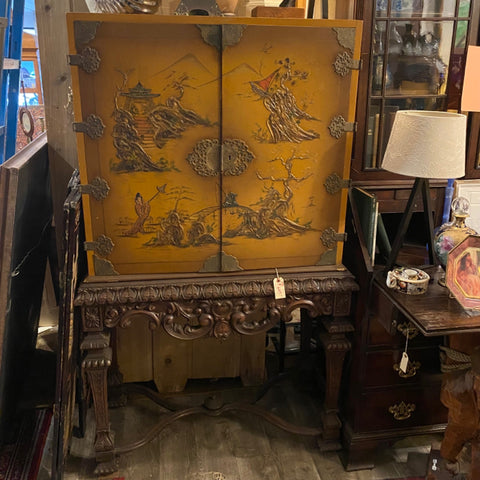 Asian cabinet on stand