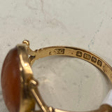 18K Roman Carnelian Ring