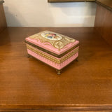 Limoges pink porcelain box