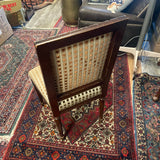 cut velevet French chair