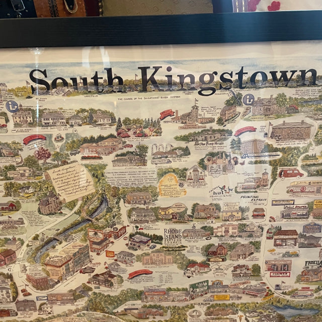 South Kingstown map Re Antiques