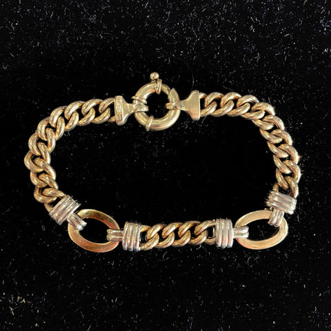 14k Bracelet large link