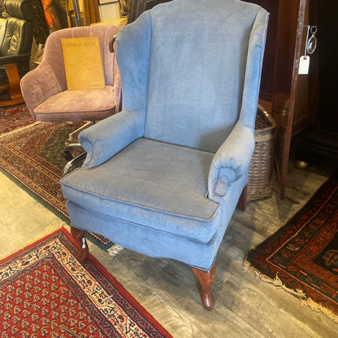 CHAIR blue wingback