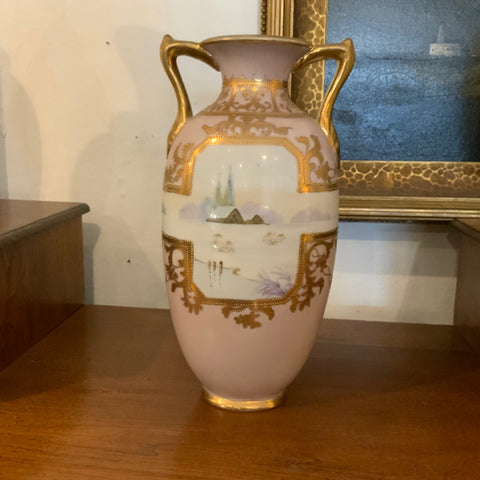 Nippon lanndscape scene vase