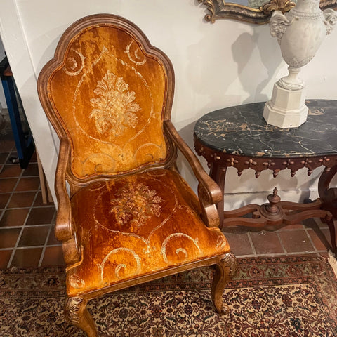 pair of carved chairs