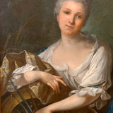 Portrait of Woman, Oil on Canvas by Joseph Siffred Duplessis