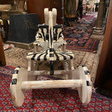 Wooden Toy Rocking Zebra from FAO Schwarz NYC