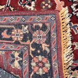 Burgundy Hand knotted Rug