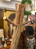 MISC FURNITURE wood coat tree hat rack Adirondack style