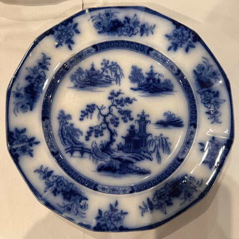 Wedgewood flo blue plate