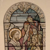 Watercolor of a Stained Glass Rendering by Abbott & Co