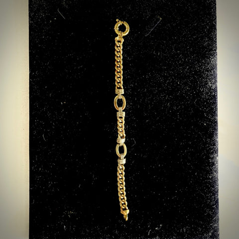 14k Bracelet large link