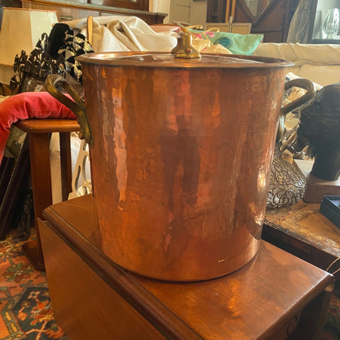 copper stock pot