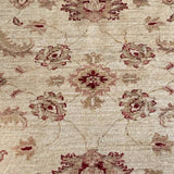 Beige and Red Persian Rug 6'2" x 8'4"