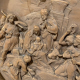 Carved Marble Plaque of Religious Scene