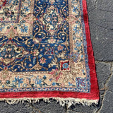 Kerman Red, Blue Grey Rug 11' x 19'7"