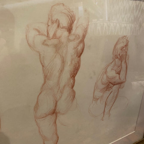 MISC ART conte study nude