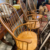 set of 8 Windsor chairs by Nichols and Stone