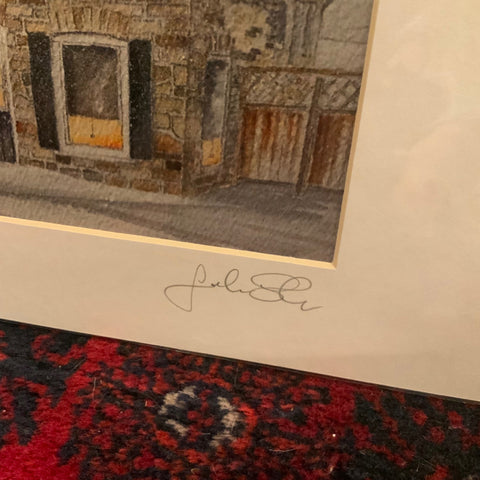 water color painting signed by John Shea
