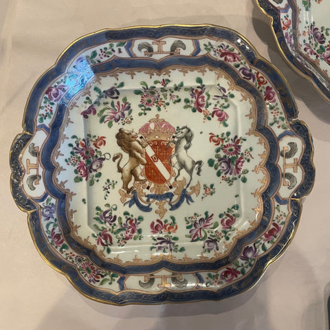 chinese export armoral dish