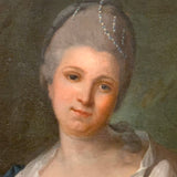 Portrait of Woman, Oil on Canvas by Joseph Siffred Duplessis