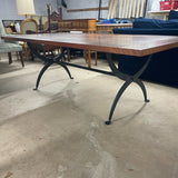 Industrial Farmhouse Dining Table and Chairs by Crate and Barrel