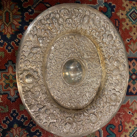 TREASURES FROM RUSSIA MOSCOW 1992 SILVER PLATED PLATTER