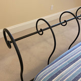 Iron King Size Sleigh Bed