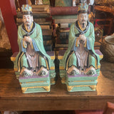 Pair of Chinese 1920's statues