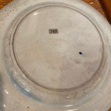 flo blue 19thc Staffordshire plate