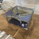 stained glass purple heart box