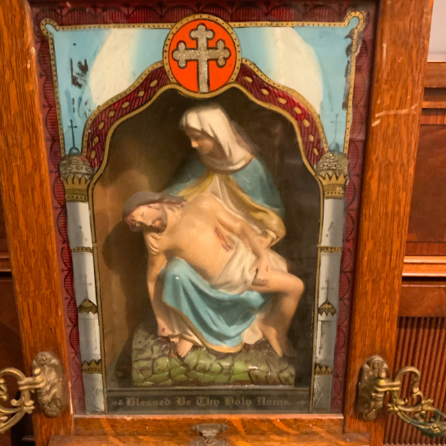 Last Rights Box Last Rites religious box with candles – Re Antiques