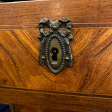 Pair of Narrow Marble Top French Lingerie Chests