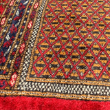Red Persian Bokara Rug 9'3" x 13'