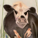 PAINTING  cow signed